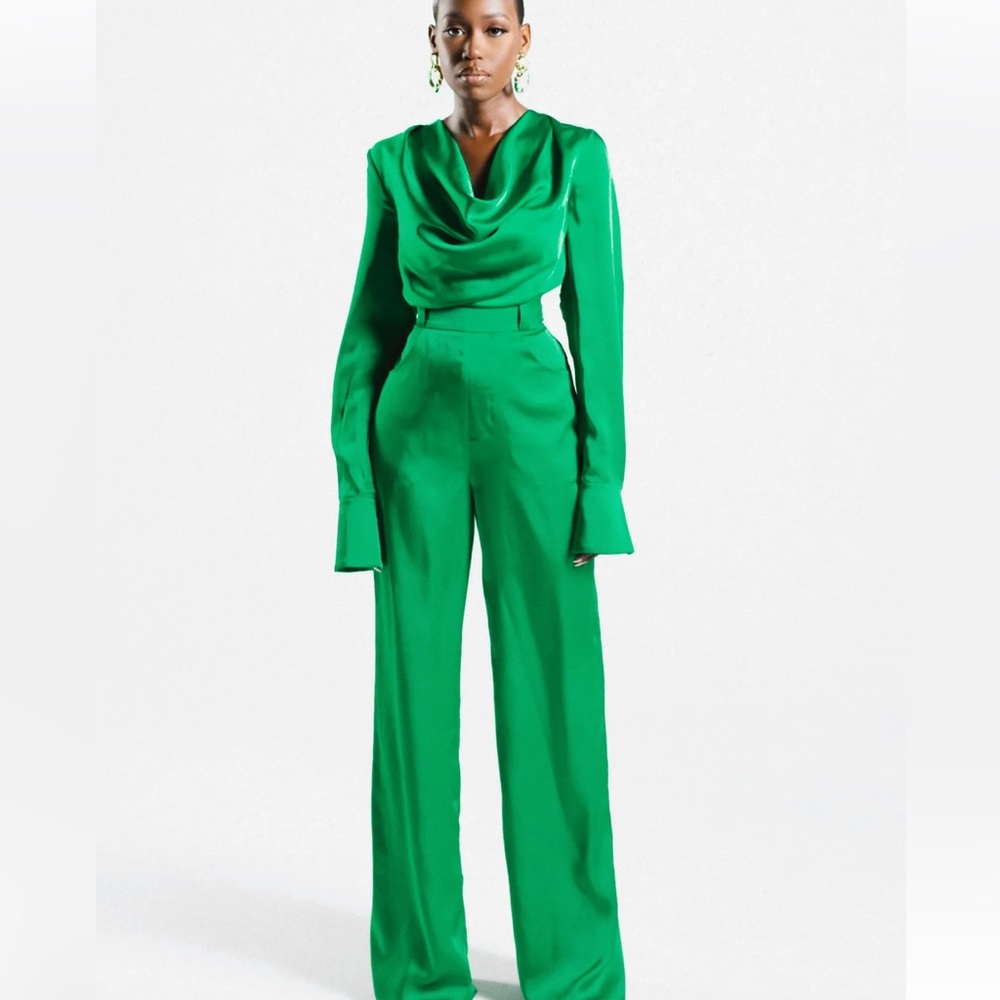 Hanifa Emerald Jumpsuit